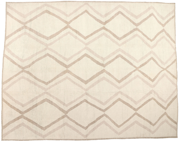 12 x 15 Organic Modern Zigzag Moroccan Rug 81082