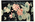 ​6 x 9 Vintage Black Chinese Art Deco Pictorial Rug 78837