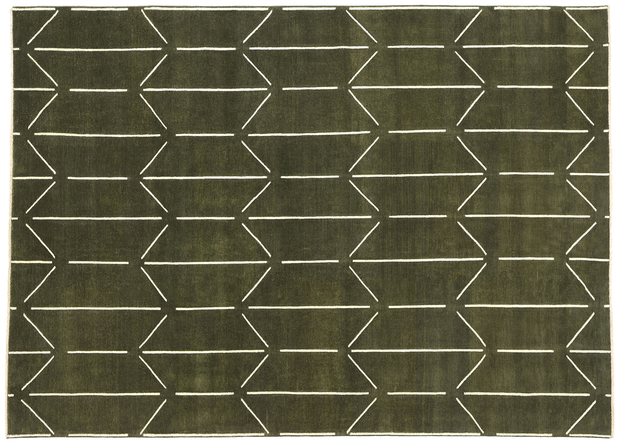 9 x 12 Modern Geometric High-Low Rug 31183