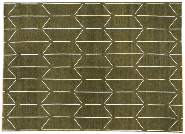 9 x 12 Modern Geometric High-Low Rug 31182