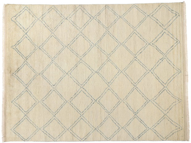 9 x 12 Modern Tribal Diamond Moroccan Rug 31083