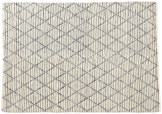 6 x 8 Modern Moroccan Trellis Textured Rug 31050