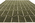 10 x 14 Modern Olive Green Geometric High-Low Rug 31184