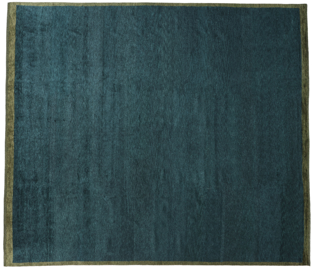 12 x 14 Modern Dark Teal Moroccan Rug 31325