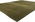 9 x 12 Solid Olive Green Modern Biophilic Rug 31162