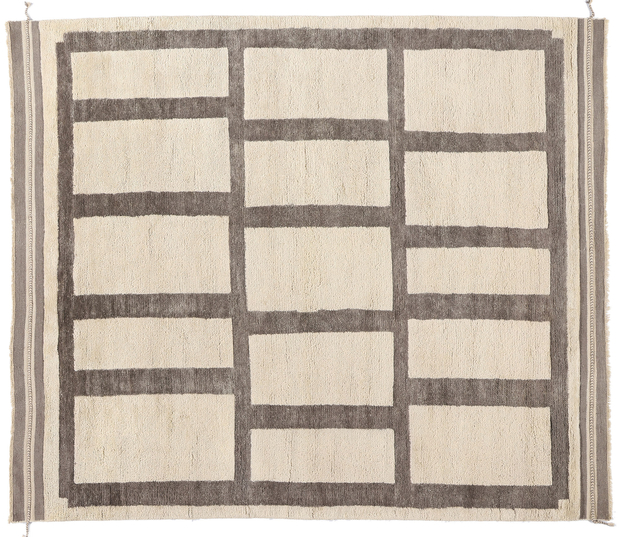 8 x 10 Modern Bauhaus Moroccan Rug 31190