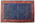 11 x 17 Late 19th Century Antique Blue Indian Agra Rug 90027