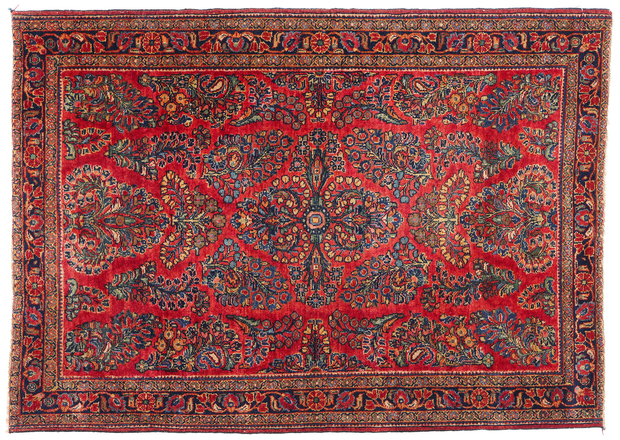 3 x 5 Vintage Persian Sarouk Rug 78915