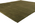 8 x 10 Solid Olive Green Modern Rug 31160