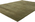 6 x 9 Solid Olive Green Modern Rug 31163