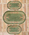 3 x 4 Antique Green Chinese Art Deco Oval Rug 78991