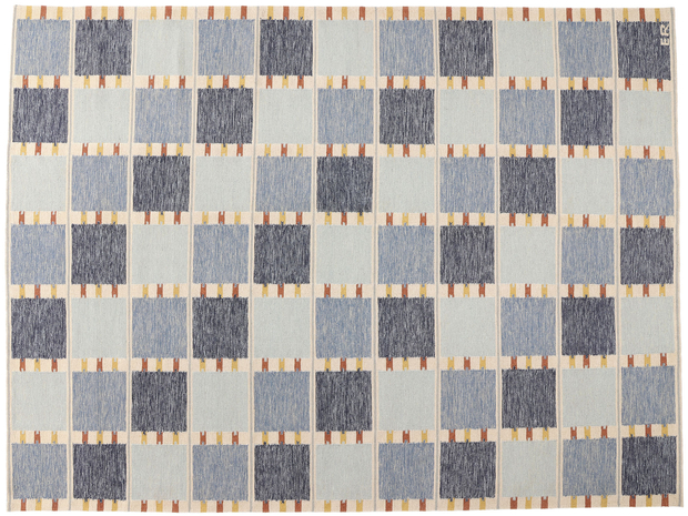 10 x 14 Scandinavian Modern Swedish Inspired Kilim Rug 31121