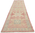 3 x 13 Modern Pink Turkish Oushak Rug Runner 53973