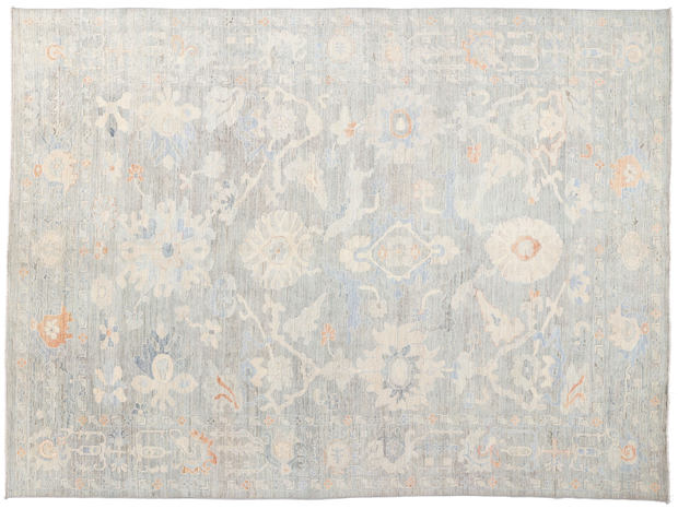 10 x 13 Contemporary Modern Light Gray-Blue Sultanabad Rug 81125