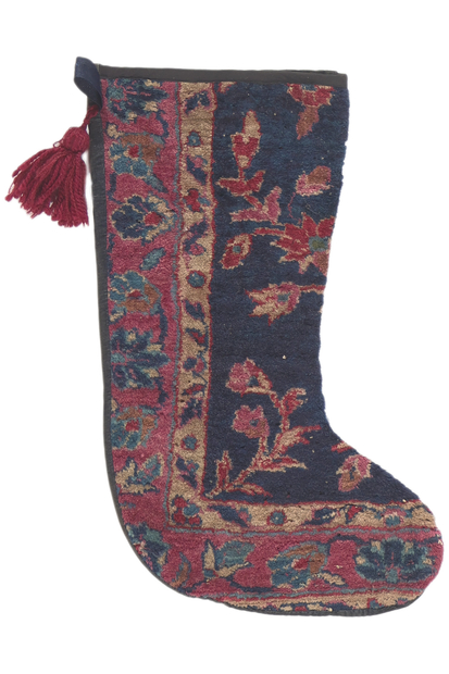 1 x 2 Antique Rug Christmas Stocking 79109