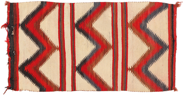 2 x 5 Antique Eye Dazzler Navajo Rug 79083