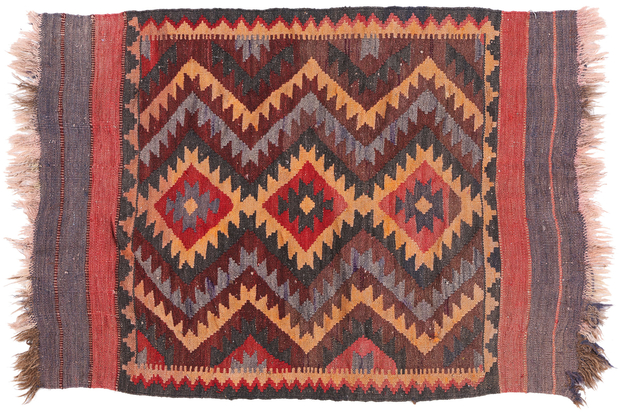 2 x 3 Antique Maimana Afghan Kilim Rug 79069