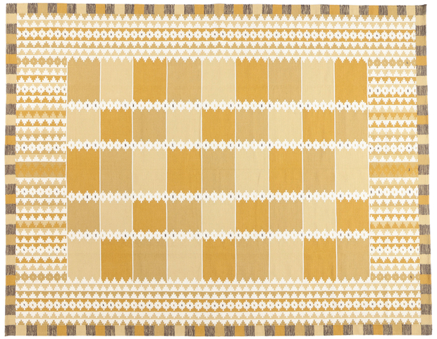 10 x 13 Scandinavian Modern Swedish Inspired Kilim Rug 31340