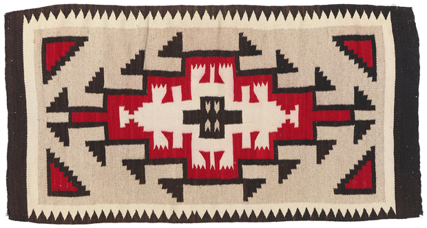 3 x 5 Antique Ganado Navajo Rug 79136