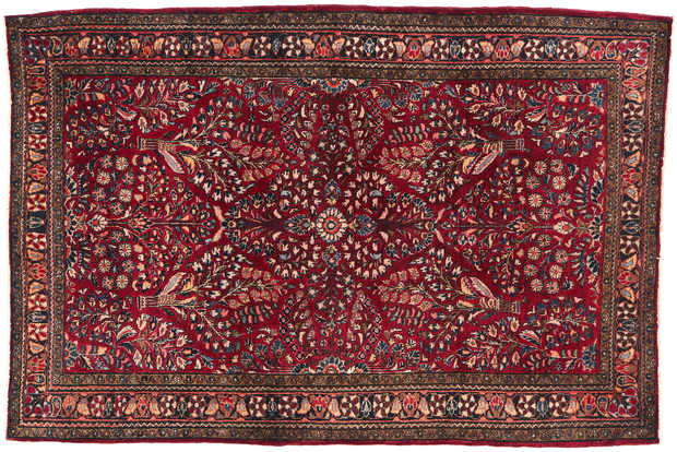 3 x 5 Antique Persian Sarouk Rug 79153