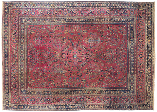 11 x 16 Late 19th Century Antique Persian Khorassan Rug 71924