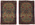 2 x 3 Antique Persian Kerman Rug 73227 Matching Pair