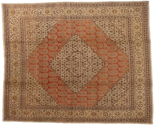 10 x 12 Haji Khalili Antique Persian Tabriz Rug 73538