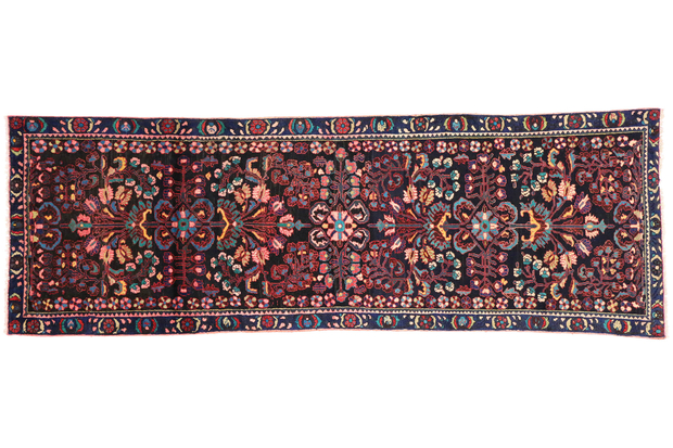 3 x 10 Antique Persian Bakhtiari Rug Runner 75289