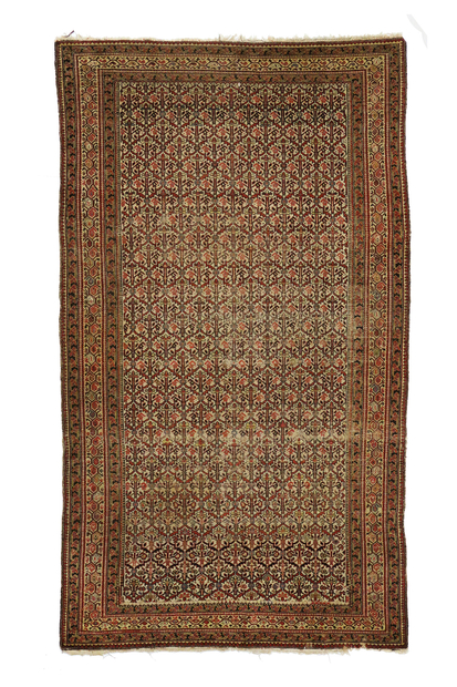 5 x 9 Distressed Antique Persian Malayer Rug 76694