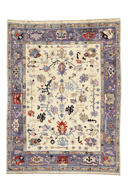 9 x 12 Modern Oushak Rug 80405