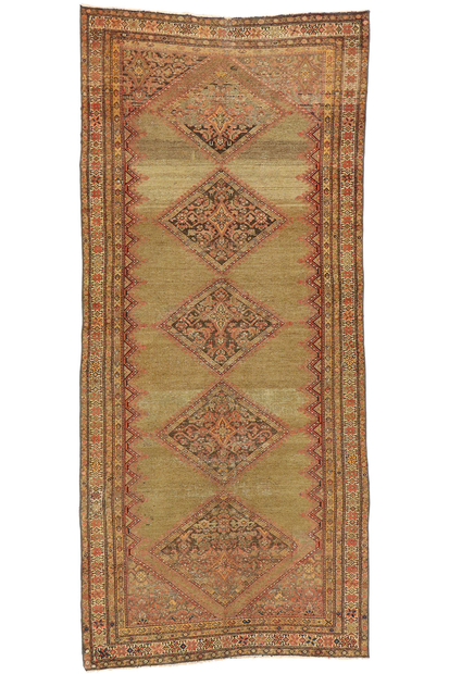 4 x 9 Antique Persian Malayer Rug 53062