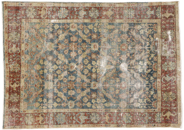 4 x 6 Antique Persian Mahal Rug 60850