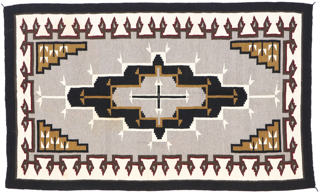 5 x 7 Vintage Klagetoh Navajo Rug 77770