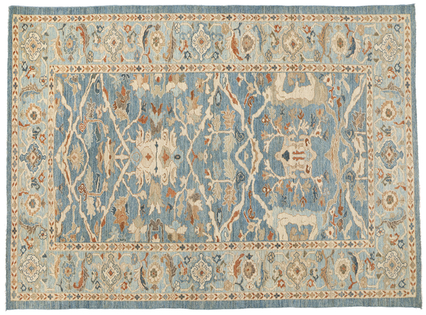 9 x 12 Turkish Blue Sultanabad Rug 60900