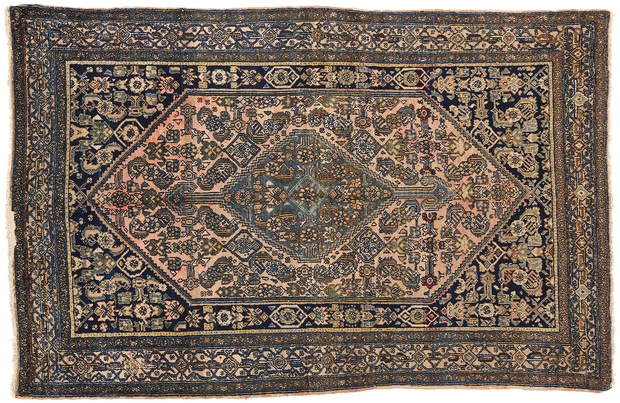 4 x 7 Antique Persian Bibikabad Rug 77710