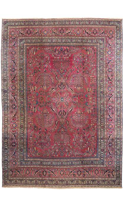 11 x 16 Late 19th Century Antique Persian Khorassan Rug 71924