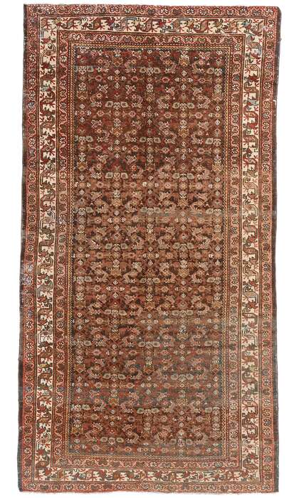 5 x 10 Antique Persian Mahal Rug 53755