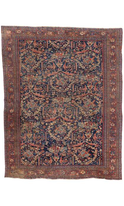 9 x 11 Antique Persian Sultanabad Rug 78652