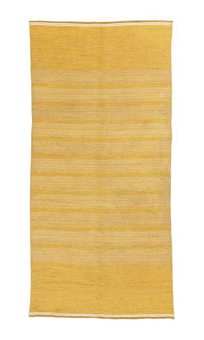 6 x 12 Vintage Gold Swedish Rollakan Rug 78505