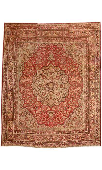 11 x 14 Haji Khalili Antique Persian Tabriz Rug 74937