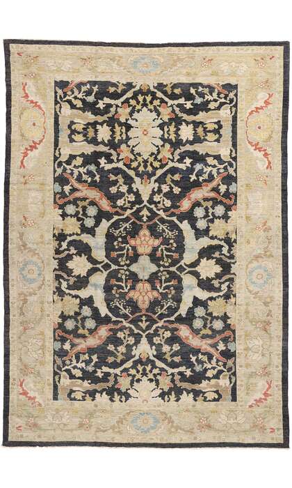 9 x 12 Modern Black Sultanabad Rug 60884