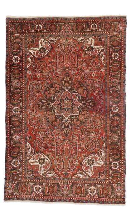 6 x 10 Vintage Persian Heriz Rug 76226