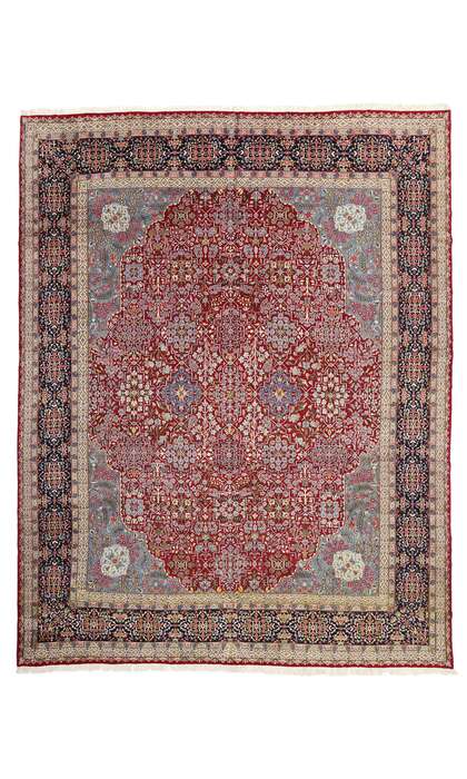 13 x 17 Vintage Persian Kerman Rug 76443