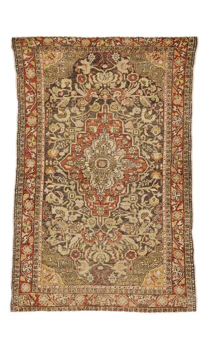 4 x 6 Antique Turkish Sivas Rug 50245