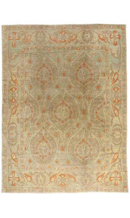 10 x 13 Modern Turkish Oushak Rug 51618