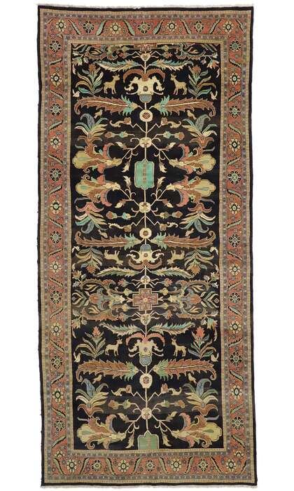 7 x 15 Vintage Mahal Rug 75836