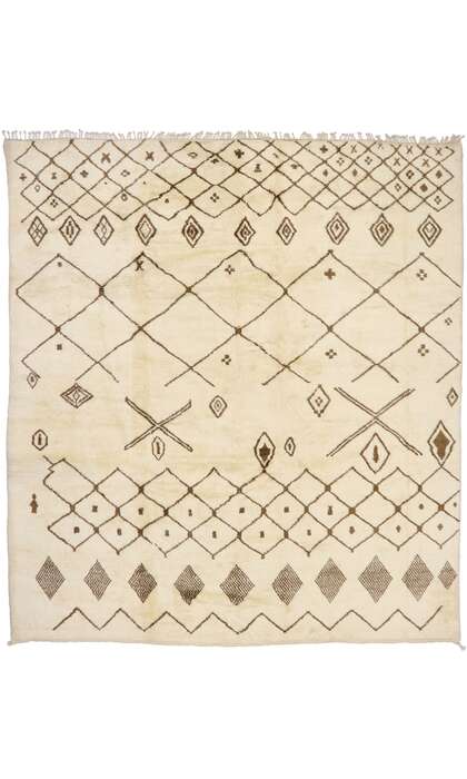 12 x 13 Large Neutral Moroccan Rug 21141
