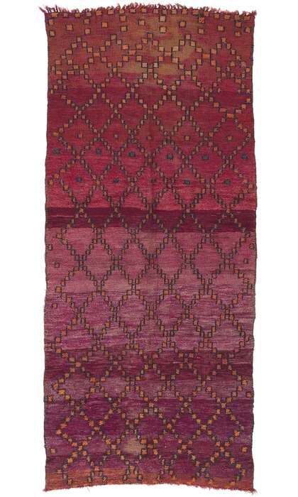 5 x 12 Vintage Purple Beni MGuild Moroccan Rug 21267