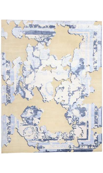9 x 12 Contemporary Abstract High-Low Rug 31045