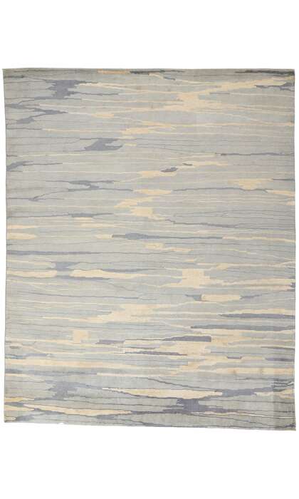8 x 10 Contemporary Abstract Seaside Biophilic Rug 31145
